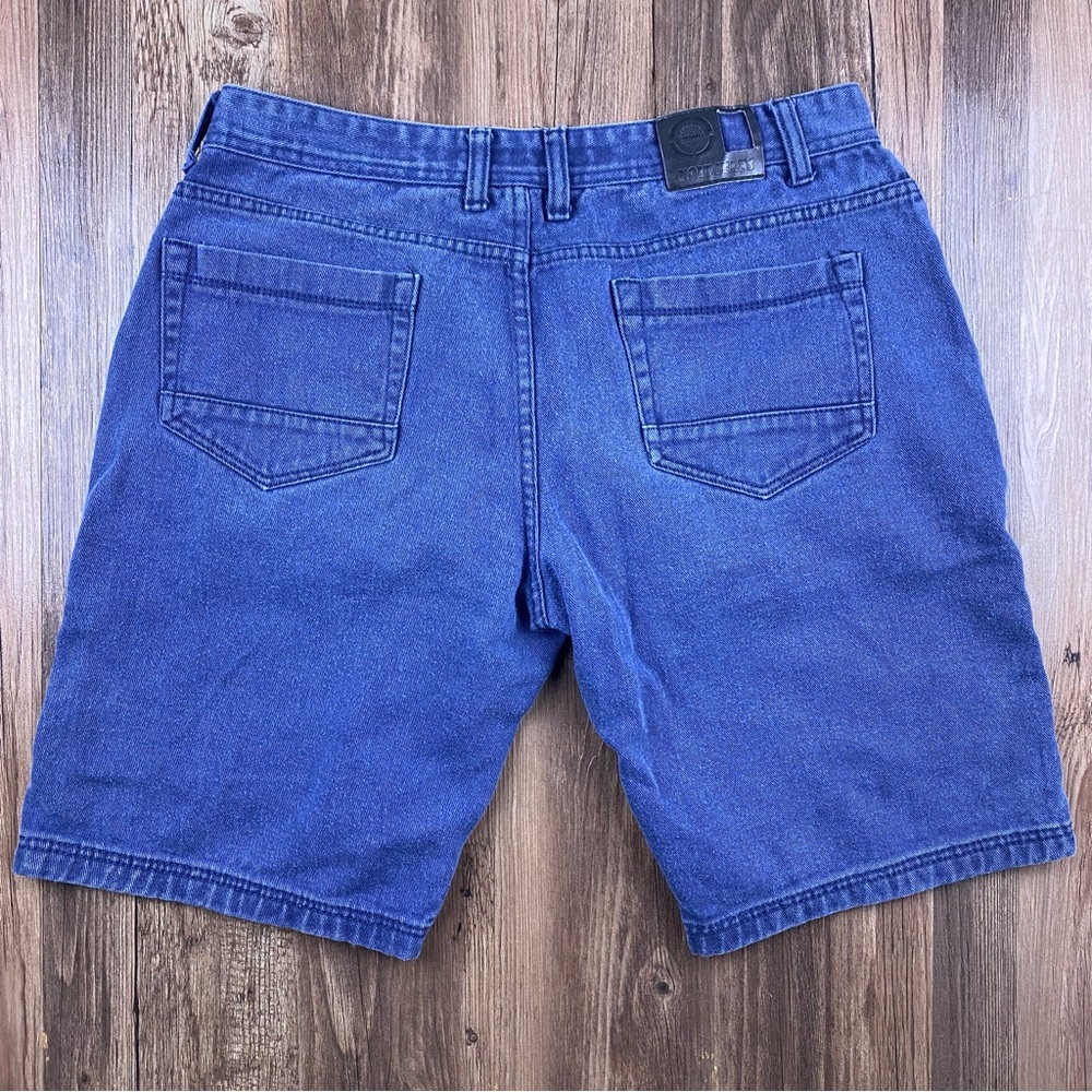 NOIZ Jeans Men’s Premium Denim Shorts Summertime Streetwear Dark Wash Size 40 - Picture 6 of 11